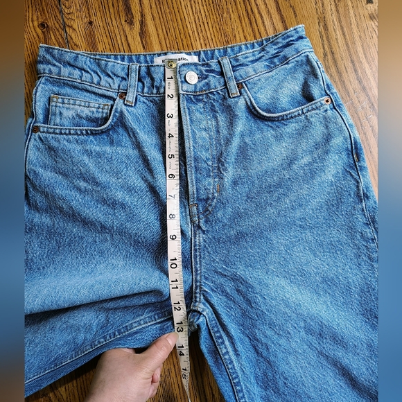 Reformation Cynthia High Rise Straight Women's Jeans Button Fly Medium Wash 27. - Picture 10 of 16